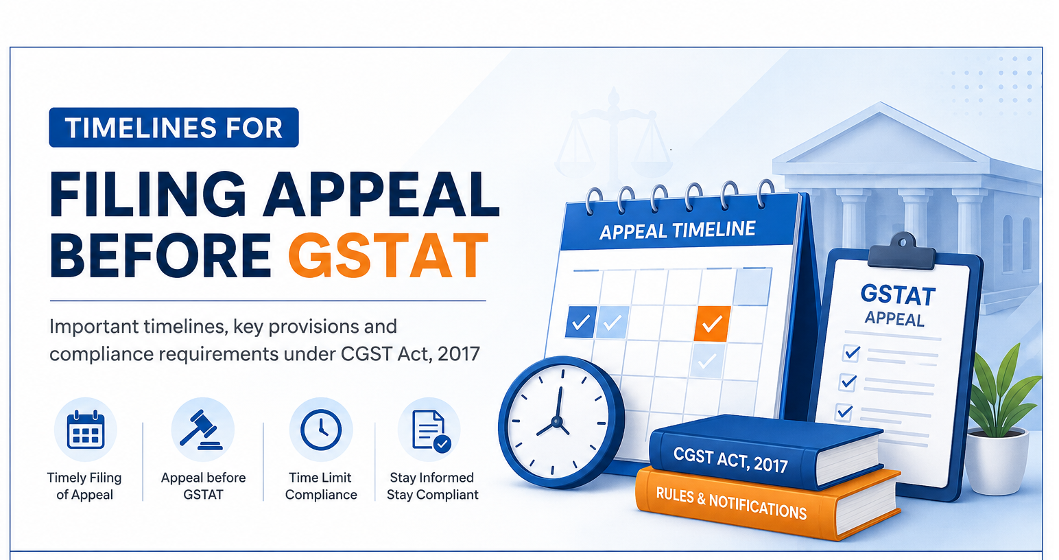 Timelines for filing appeal before GSTAT 